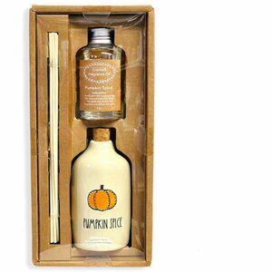 Rae Dunn PUMPKIN SPICE Dw Home Pumpkin Spice Scented Fragrance Oil Diffuser, 5oz